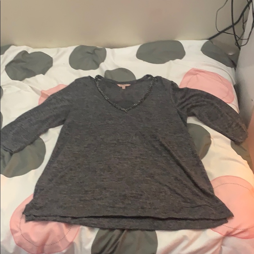 Juicy Couture Beaded Burnout Sweater